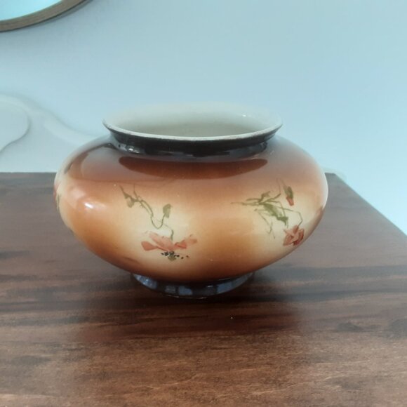 Antique Warick IOGA Vase 1887-1951 A-6. Poppy Design - Picture 4 of 6